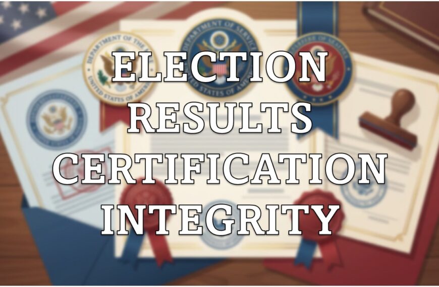CERTIFICATION OF ELECTION RESULTS: THE FACTS